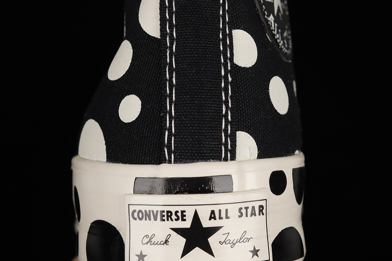 Chuck Taylor All Star 70S High Polka Dots Black/Egret/Black 5