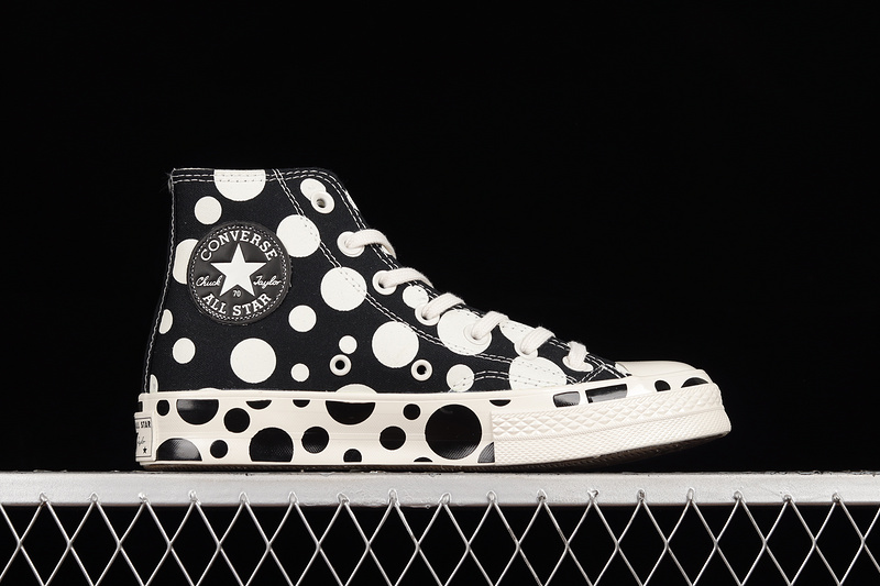 Chuck Taylor All Star 70S High Polka Dots Black/Egret/Black 13