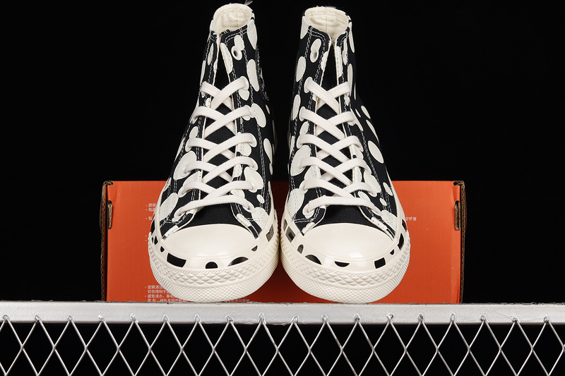 Chuck Taylor All Star 70S High Polka Dots Black/Egret/Black 27