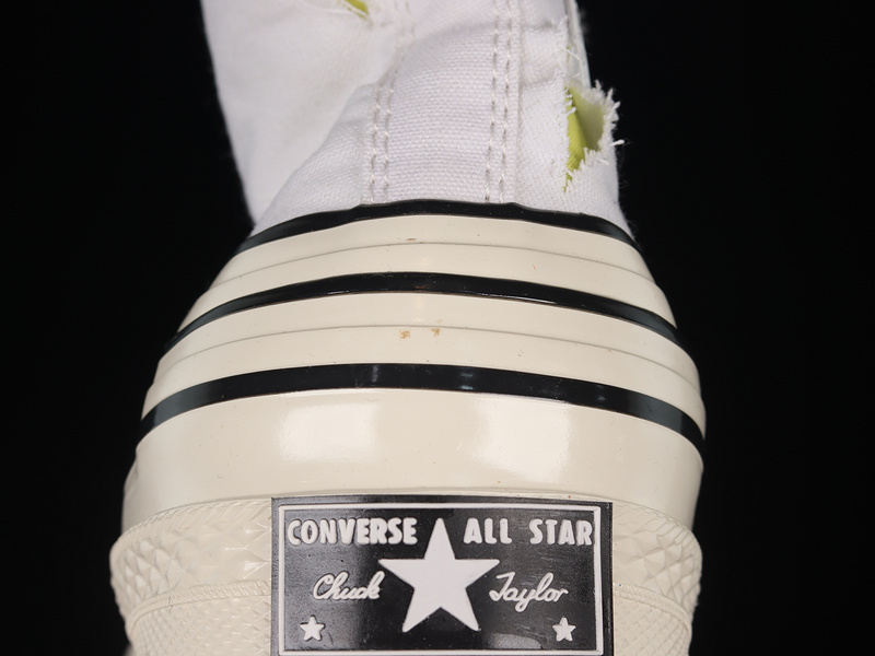 Chuck Taylor All-Star 70 Hi Hacked Heel Edge Glow White/Laser Lemon/Egret 3