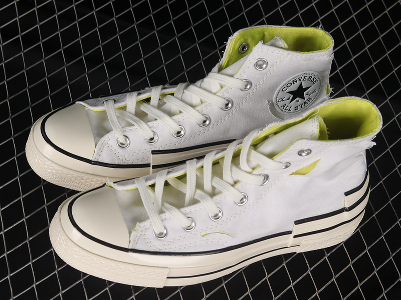 Chuck Taylor All-Star 70 Hi Hacked Heel Edge Glow White/Laser Lemon/Egret 13