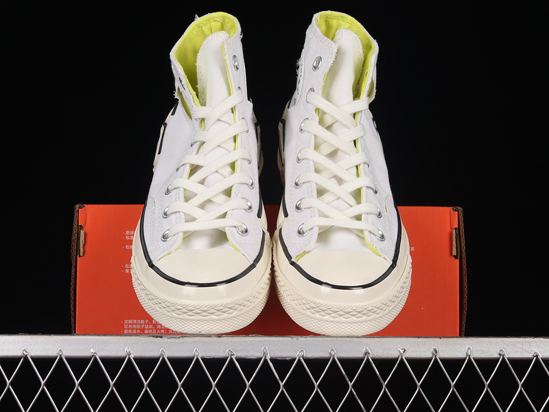 Chuck Taylor All-Star 70 Hi Hacked Heel Edge Glow White/Laser Lemon/Egret 23