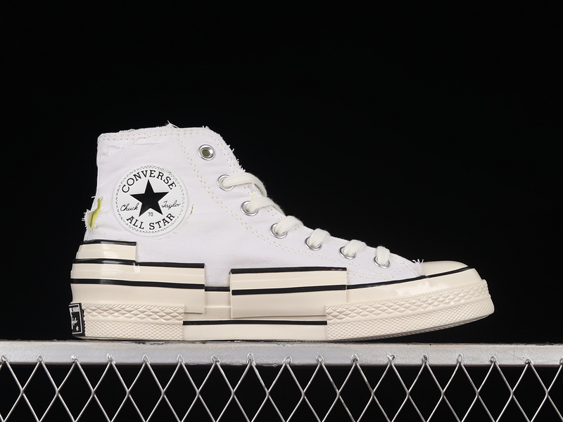 Chuck Taylor All-Star 70 Hi Hacked Heel Edge Glow White/Laser Lemon/Egret 27