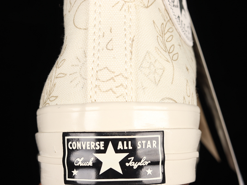 Chuck Taylor Allstar 70S High Golden Elements Egret/Light Gold/Black 17