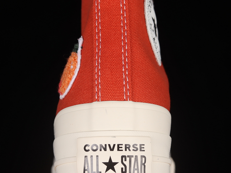 Chuck Taylor All Star Lift Platform High Peaches Mantra Orange/Egret/Black 9