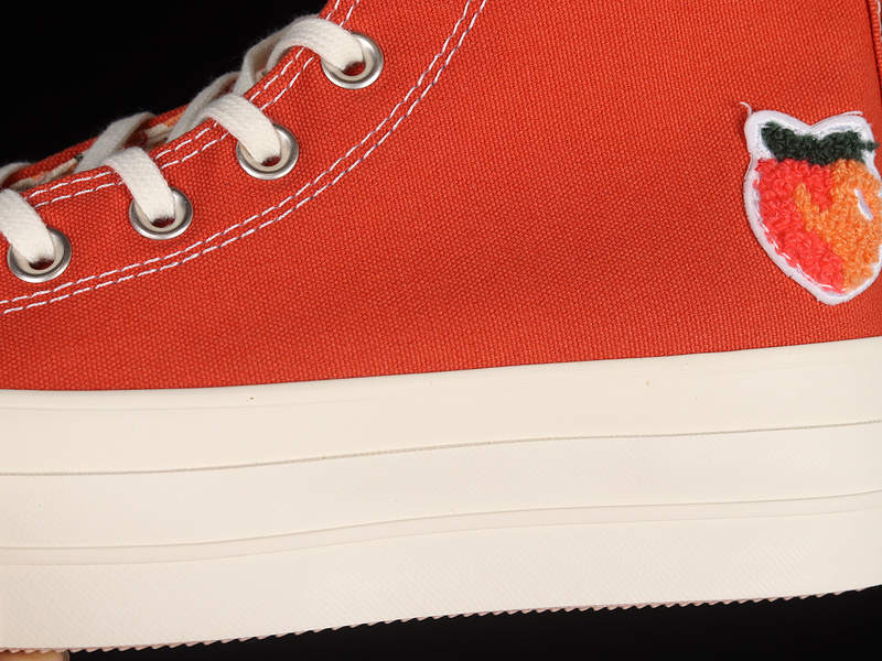 Chuck Taylor All Star Lift Platform High Peaches Mantra Orange/Egret/Black 21