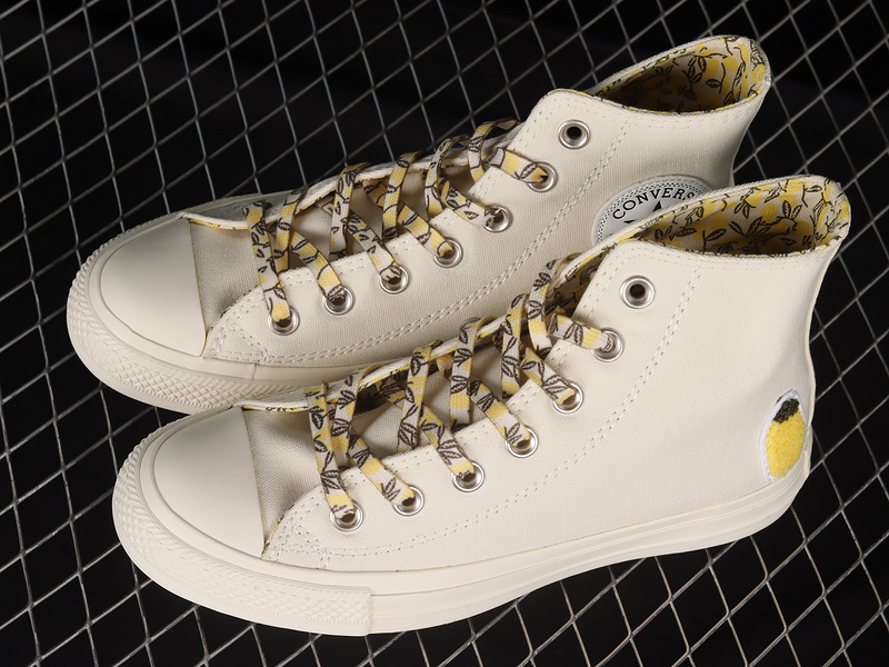 Chuck Taylor All-Star Lemons High White/Yellow/Black 3