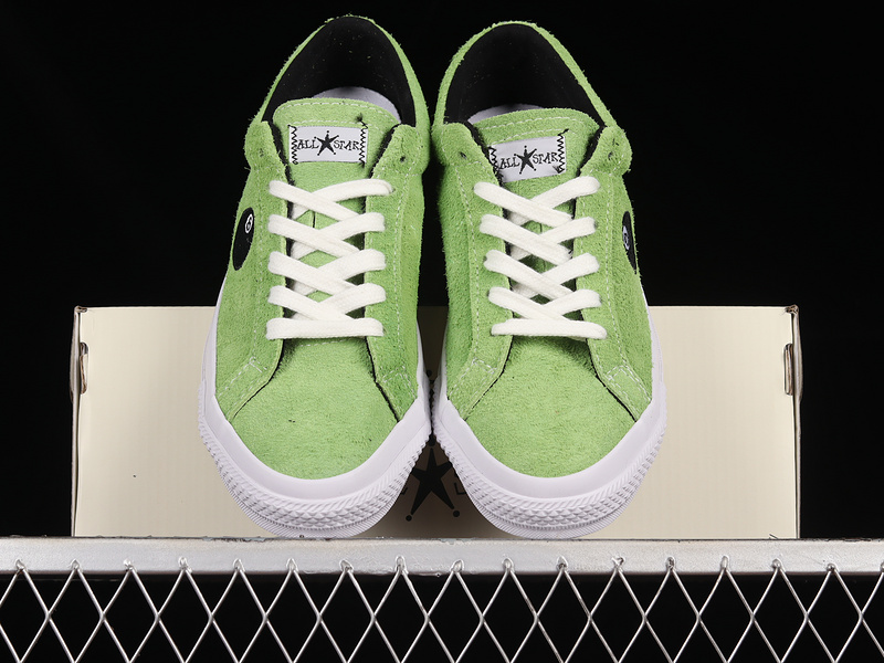 Stussy One Star Pro Low 8 Ball Green Flash/White/Black 11