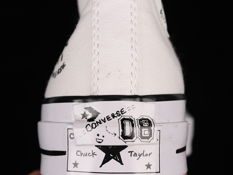 Chuck Taylor All-Star 70S High White/Black/Egret 9