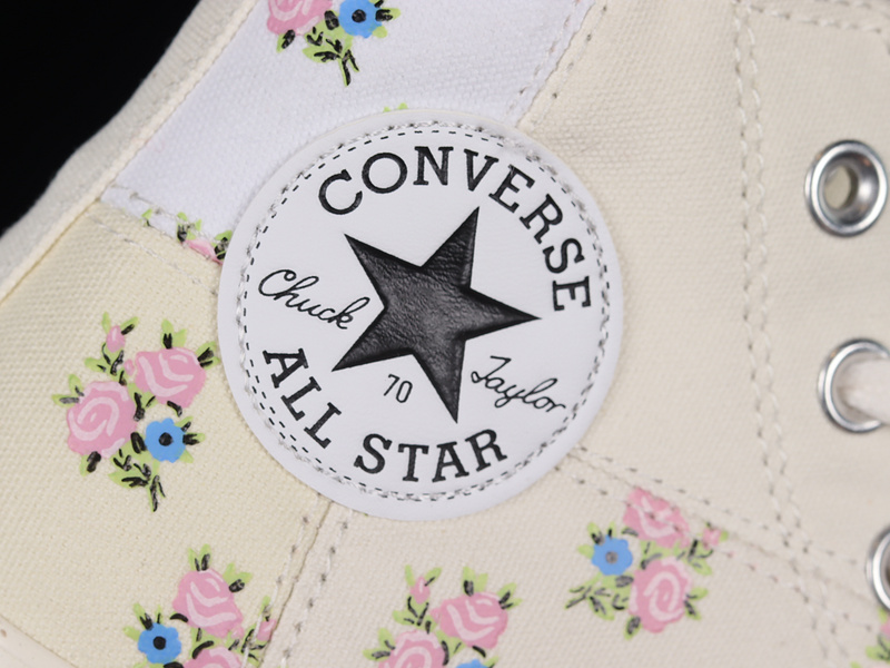 Chuck Taylor All-Star 70S Hi Patchwork Floral Gran Craft White/Pink/Egret 23