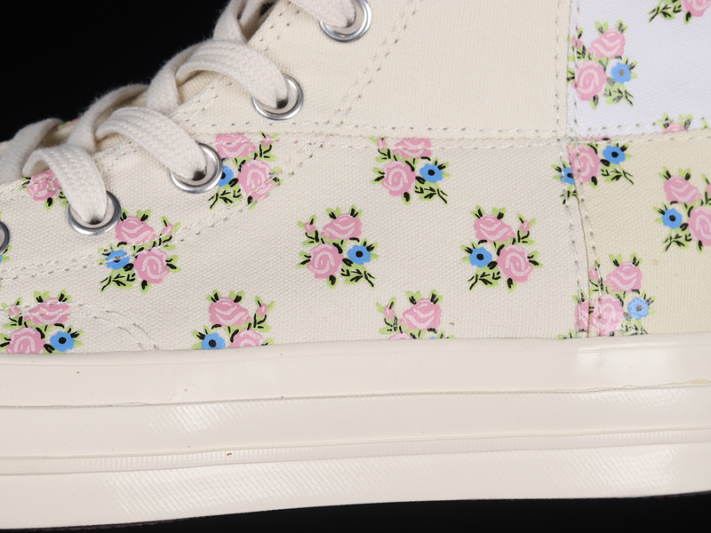 Chuck Taylor All-Star 70S Hi Patchwork Floral Gran Craft White/Pink/Egret 29