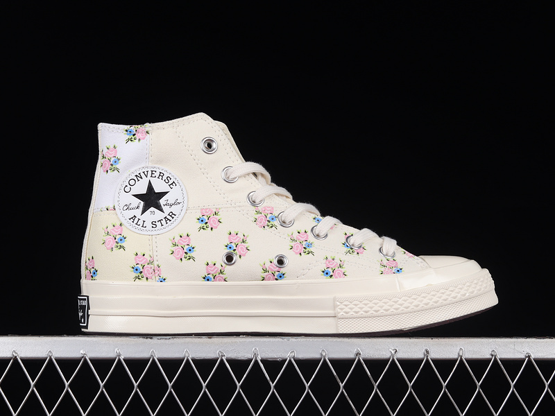 Chuck Taylor All-Star 70S Hi Patchwork Floral Gran Craft White/Pink/Egret 31