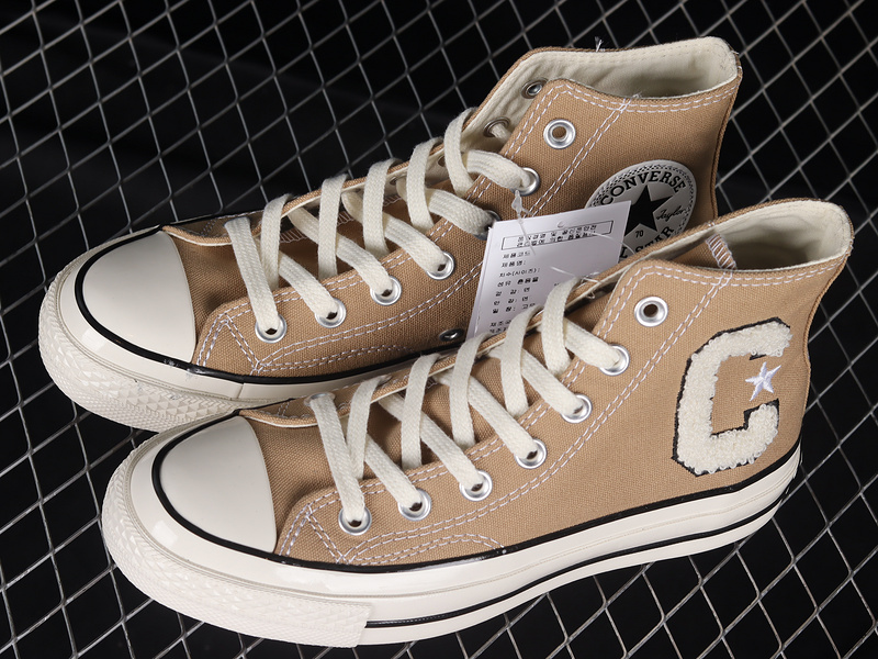 Chuck Taylor All-Star 70S High Varsity Letter Nomad Khaki/Egret/Black 7