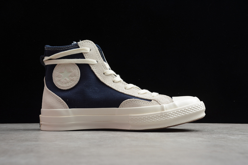 Chuck Taylor All-Star 70S High White/Navy Blue 13