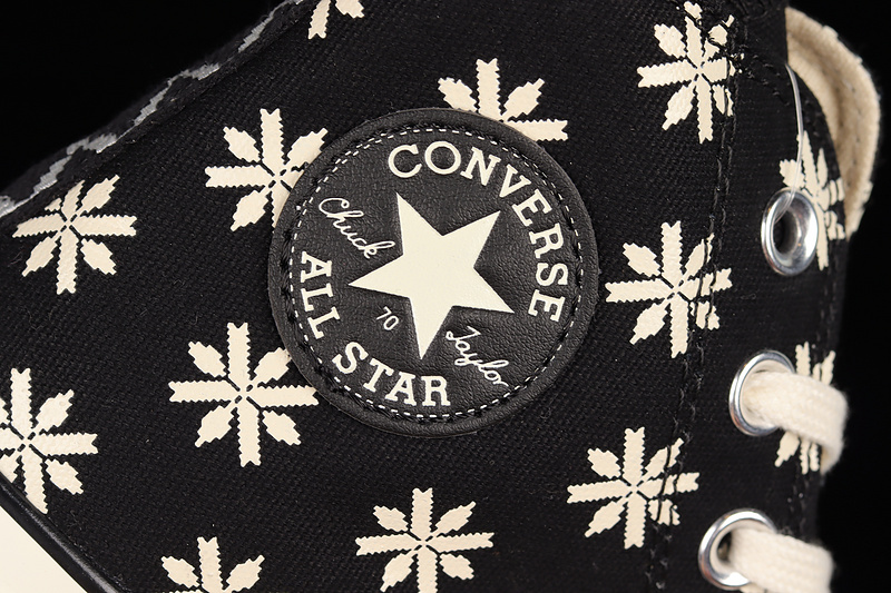 Chuck Taylor All-Star 70S High Holiday Sweater Black/Egret/Black 21