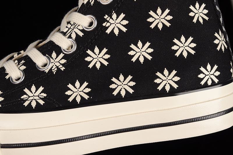 Chuck Taylor All-Star 70S High Holiday Sweater Black/Egret/Black 27