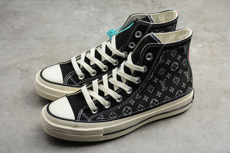 L*V X Chuck Taylor All-Star High Black/Black/White 13