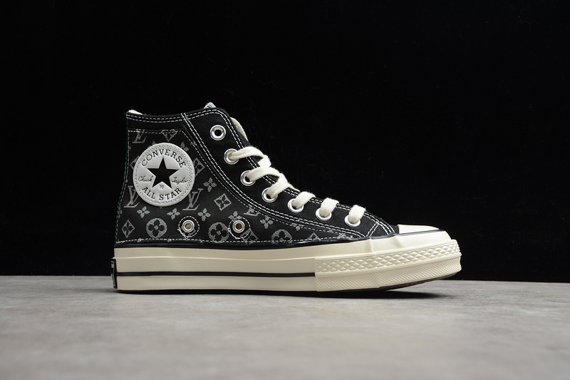 L*V X Chuck Taylor All-Star High Black/Black/White 27