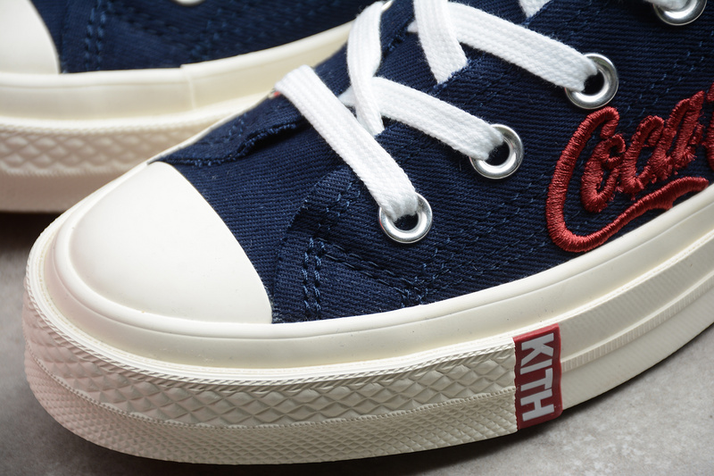 Kith X Coca-Cola X Chuck Taylor All-Star 70S Low Navy Blue/Red/White 7