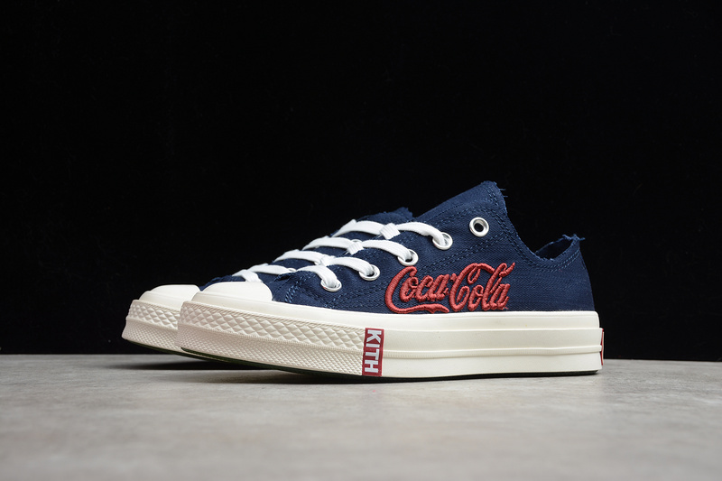 Kith X Coca-Cola X Chuck Taylor All-Star 70S Low Navy Blue/Red/White 13