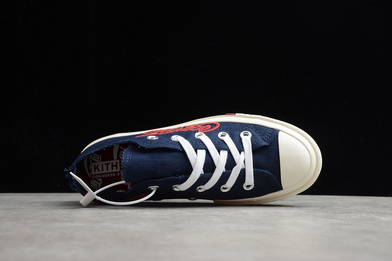 Kith X Coca-Cola X Chuck Taylor All-Star 70S Low Navy Blue/Red/White 21