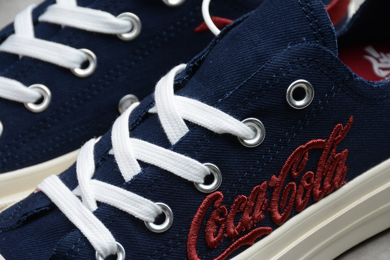 Kith X Coca-Cola X Chuck Taylor All-Star 70S Low Navy Blue/Red/White 23