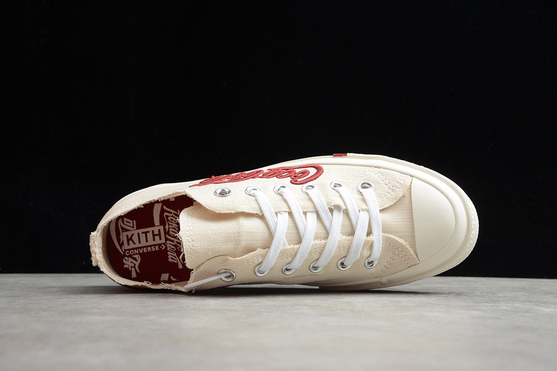 Kith X Coca-Cola X Chuck Taylor All-Star 70S Low Beige/Red 9