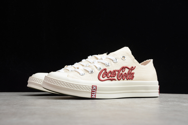 Kith X Coca-Cola X Chuck Taylor All-Star 70S Low Beige/Red 13