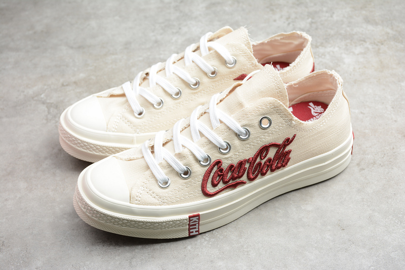 Kith X Coca-Cola X Chuck Taylor All-Star 70S Low Beige/Red 19