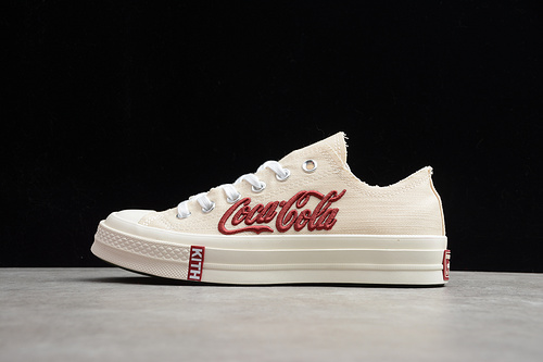 Kith X Coca-Cola X Chuck Taylor All-Star 70S Low Beige/Red 25