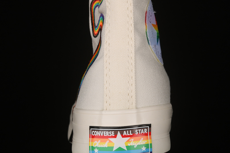 Chuck Taylor All-Star 70S High Pride Egret/Multi-Color/White Bone 5