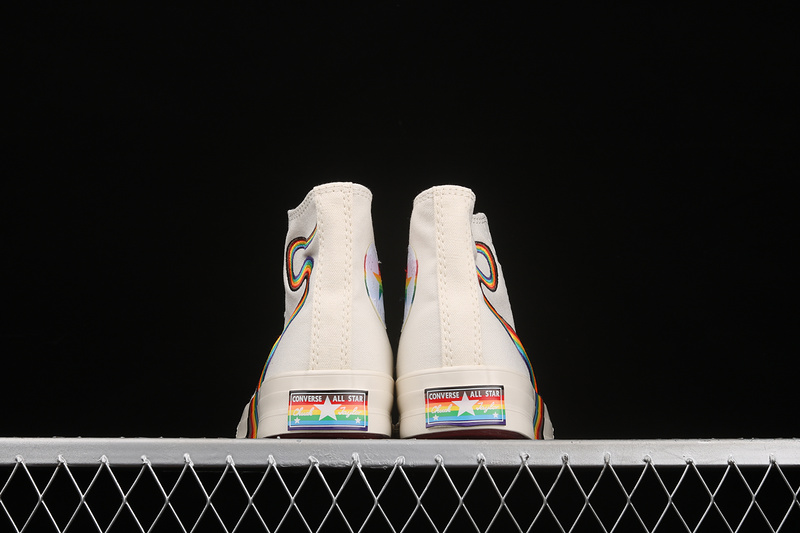 Chuck Taylor All-Star 70S High Pride Egret/Multi-Color/White Bone 11