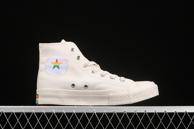 Chuck Taylor All-Star 70S High Pride Egret/Multi-Color/White Bone 33