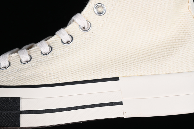 Converse X Rickowens White/Black/Off White 17