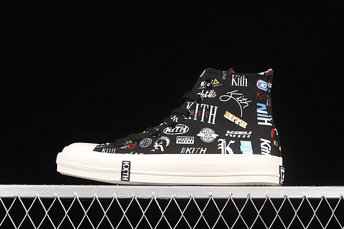 Kith X Chuck Taylor 70S High 10Th Anniversary Black/White/Multi-Color 27