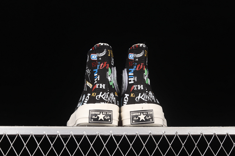 Kith X Chuck Taylor 70S High 10Th Anniversary Black/White/Multi-Color 33