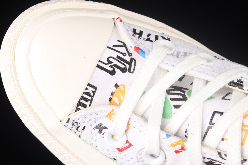 Kith X Chuck Taylor 70S High 10Th Anniversary White/Black/Multi-Color 27