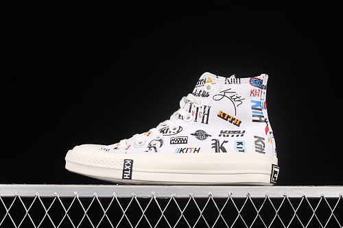 Kith X Chuck Taylor 70S High 10Th Anniversary White/Black/Multi-Color 29