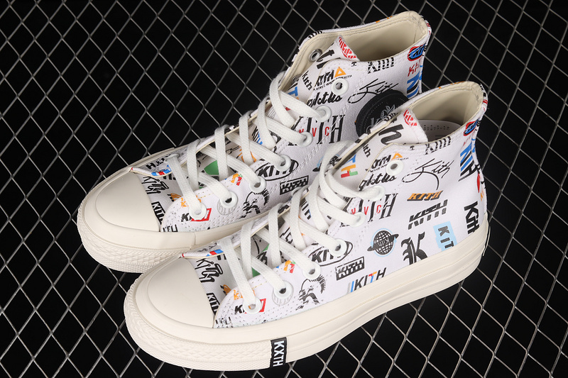 Kith X Chuck Taylor 70S High 10Th Anniversary White/Black/Multi-Color 31