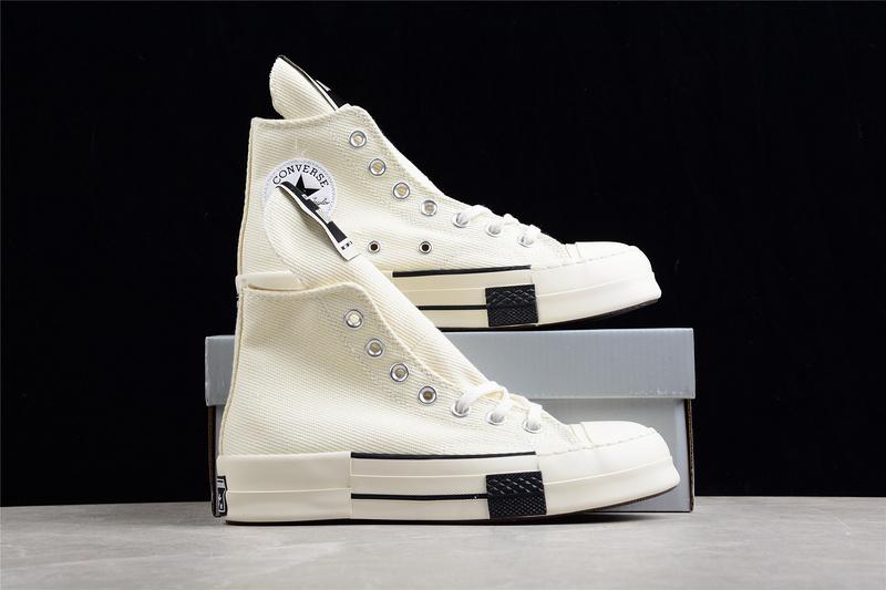 Drkshdw Chuck Taylor All-Star 70S High White/White/Black 23