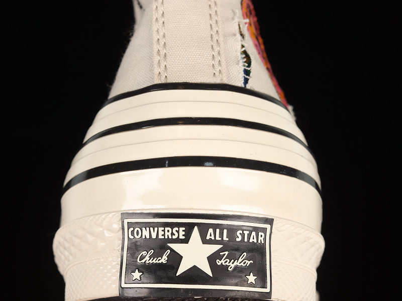 Chuck Taylor All-Star 70S Hi Hacked Heel High Tear Away Light Bone/Black 7