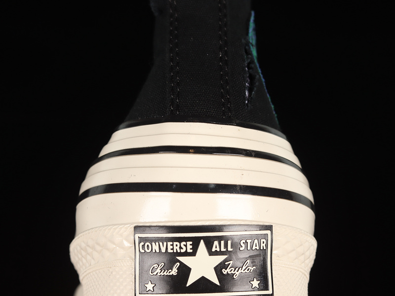 Chuck Taylor All-Star 70S High Hacked Heel High Tear Away Black/Iron Grey/Blue 23