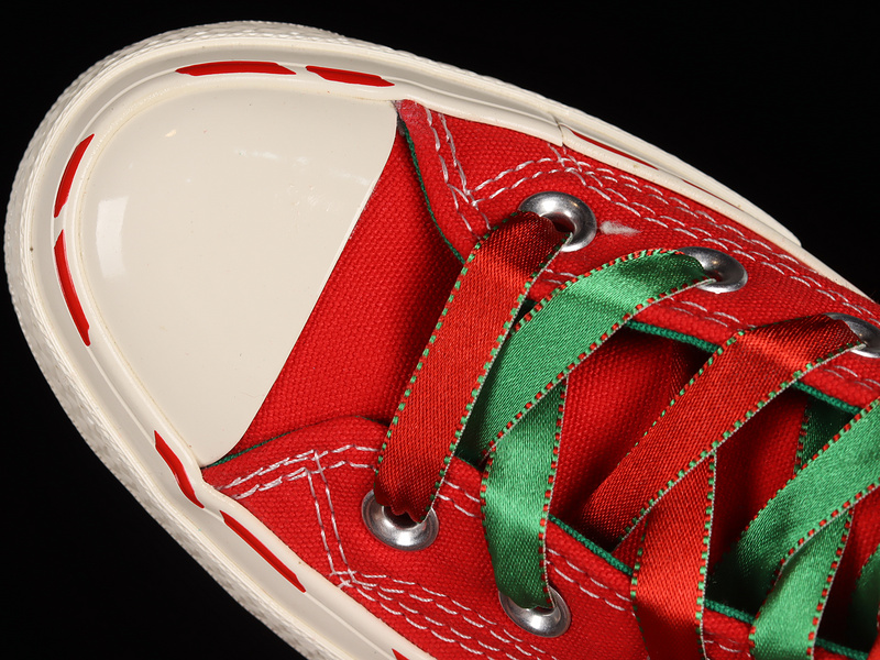 Chuck Taylor All-Star 70S High Christmas Snowman Red/Green/Beige 21