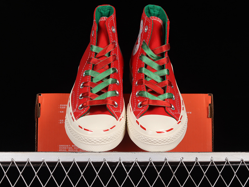 Chuck Taylor All-Star 70S High Christmas Snowman Red/Green/Beige 29