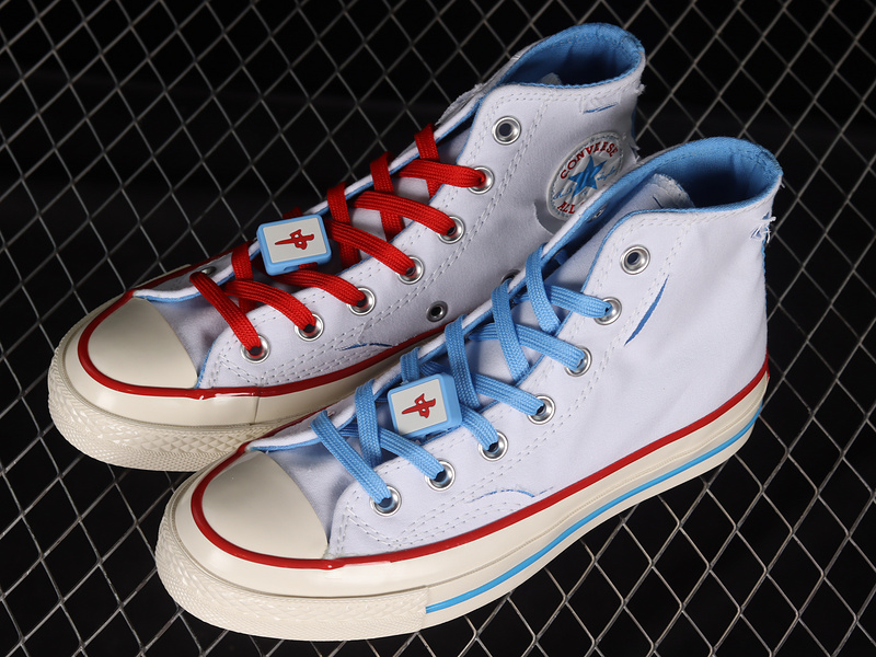 Chuck Taylor All-Star High 70S Mahjong White/Blue/Red 19