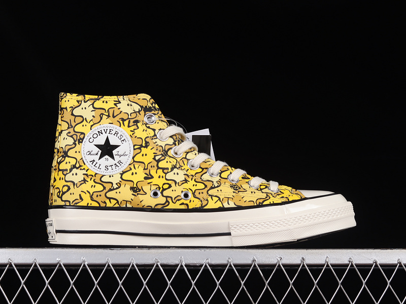 Peanuts X Chuck Taylor All-Star 70S High Yellow/Black/White 7