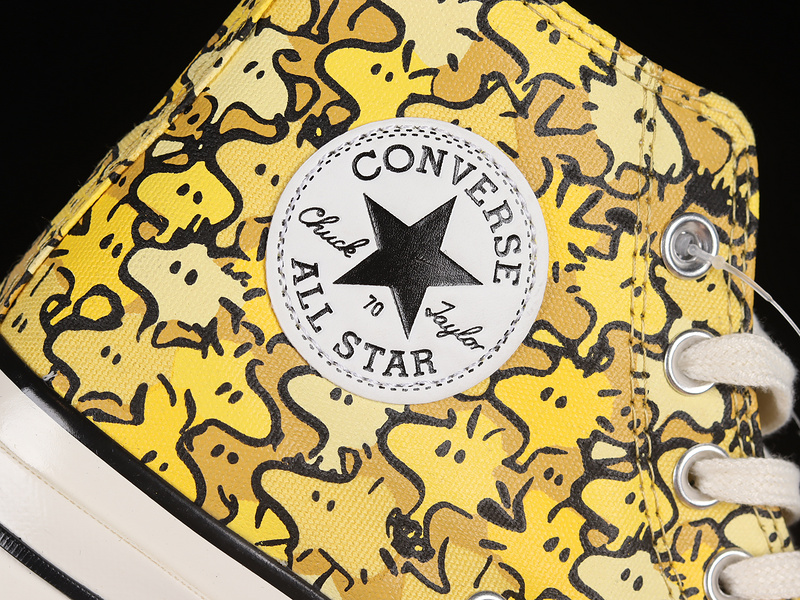 Peanuts X Chuck Taylor All-Star 70S High Yellow/Black/White 13