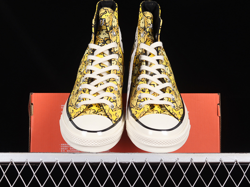 Peanuts X Chuck Taylor All-Star 70S High Yellow/Black/White 19