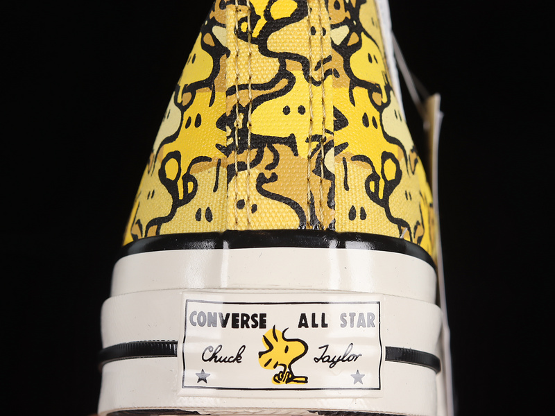 Peanuts X Chuck Taylor All-Star 70S High Yellow/Black/White 21