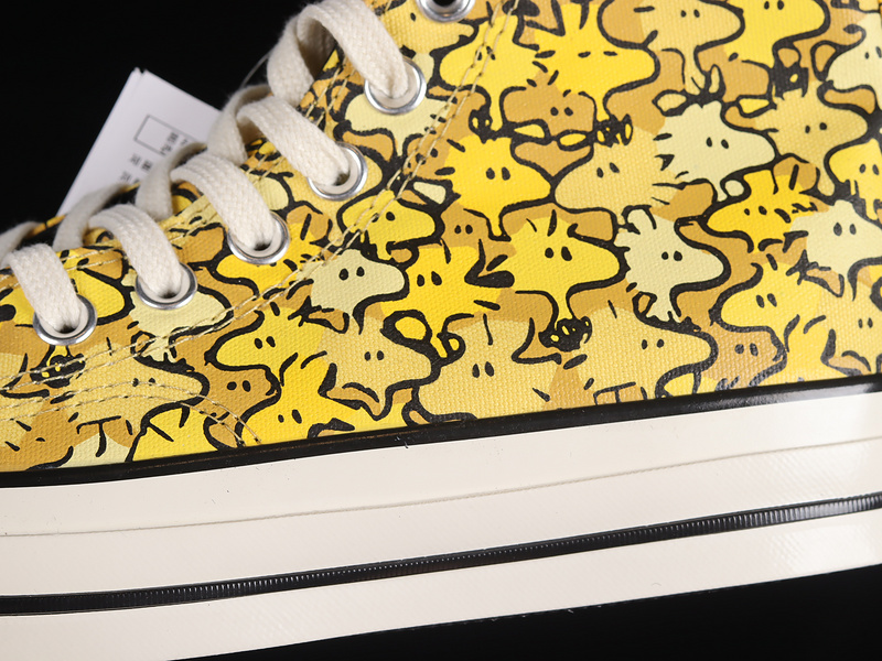 Peanuts X Chuck Taylor All-Star 70S High Yellow/Black/White 23